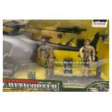 Vintage Power Team Elite 1:18th Scale World Peacekeepers Combat Helicopter (NIB)