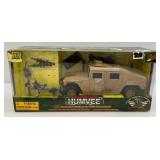 Vintage Power Team Elite 1:18th Scale World Peacekeepers HUMVEE (NIB Loose Items) & Military Assault Unit (NIB Missing Pieces)