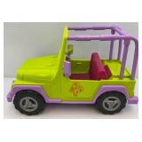 Battat Our Generation "My Way And Highways"  Purple/Green 4 X4 Jeep For 18" Dolls (Few Scratches On Plastic Windshield)