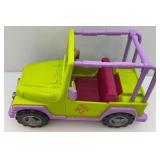 Battat Our Generation "My Way And Highways"  Purple/Green 4 X4 Jeep For 18" Dolls (Few Scratches On Plastic Windshield)