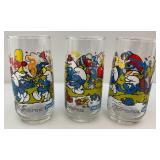 1983 SMURF Collectors Glasses