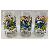 1983 SMURF Collectors Glasses
