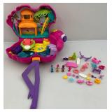 Polly Pocket Flamingo Party Playset With Accessories