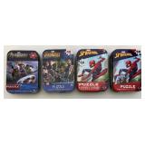 Misc. Superhero Puzzles In Decorative Tins & More
