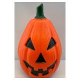 Vintage 22" Pumpkin Blow Mold & Windsock