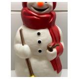 Vintage 41 1/2" Snowman Blow Mold