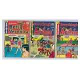Misc. 25  Cent Cartoon Comics Including  ARCHIE & More (Some With Name Writtten In Pen)