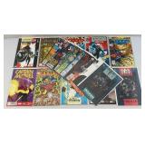 Misc. Comics Including Captain Marvel And More (Bagged & Boarded)