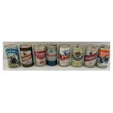 Vintage Wood Crate & Beer Can Collection Including HAMM