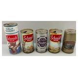 Vintage Wood Crate & Beer Can Collection Including HAMM