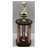 1988 Shell Lake Classic Car Show Trophy With Camaro On Top 20"