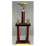 1988 Car Show Trophy With Chevelle On Top 21"