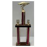 1988 Car Show Trophy With Chevelle On Top 21"
