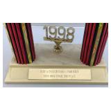 1998 Car Show Trophy With Camaro On Top 22"