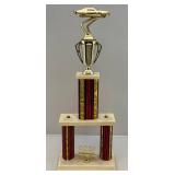 1998 Car Show Trophy With Camaro On Top 22"