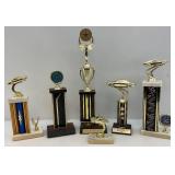 Misc. Vintage Car Show Trophys With Cars On Top 5", 10", 11", 12", 13 1/2", 19"