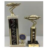 Misc. Vintage Car Show Trophys With Cars On Top 5", 10", 11", 12", 13 1/2", 19"