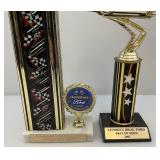 Misc. Vintage Car Show Trophys With Cars On Top 5", 10", 11", 12", 13 1/2", 19"