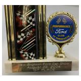 Misc. Vintage Car Show Trophys With Cars On Top 5", 10", 11", 12", 13 1/2", 19"