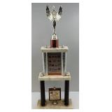 1986 World Of Wheels Car Show Trophy 24 1/2"