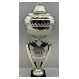 2011 Car Show Trophy With Cany Dish On Top 21"