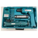 Vintage Makita Model #60950 With Case, Battery And Battery Charger (Works But Recommend Getting a New Battery)