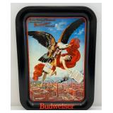 1987 Budweiser Tin Serving Tray (Very Nice)
