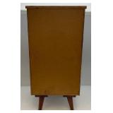 Vintage Mid-Century Small Two Drawer Side Table Or Smoke Stand (Needs Some Screws In Legs)