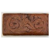Vintage Tooled Leather Hand Bag (Very Old)