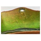 Vintage Tooled Leather Hand Bag (Very Old)