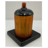 Two Vintage Art Deco Cigarette Holders 1= Bakelite Has Cracks In Bakelite 1= Roll Top Both Very Cool