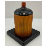 Two Vintage Art Deco Cigarette Holders 1= Bakelite Has Cracks In Bakelite 1= Roll Top Both Very Cool