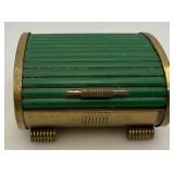 Two Vintage Art Deco Cigarette Holders 1= Bakelite Has Cracks In Bakelite 1= Roll Top Both Very Cool