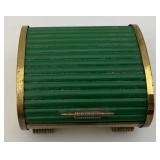 Two Vintage Art Deco Cigarette Holders 1= Bakelite Has Cracks In Bakelite 1= Roll Top Both Very Cool