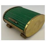 Two Vintage Art Deco Cigarette Holders 1= Bakelite Has Cracks In Bakelite 1= Roll Top Both Very Cool