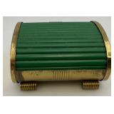 Two Vintage Art Deco Cigarette Holders 1= Bakelite Has Cracks In Bakelite 1= Roll Top Both Very Cool