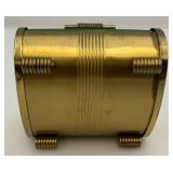 Two Vintage Art Deco Cigarette Holders 1= Bakelite Has Cracks In Bakelite 1= Roll Top Both Very Cool