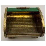 Two Vintage Art Deco Cigarette Holders 1= Bakelite Has Cracks In Bakelite 1= Roll Top Both Very Cool