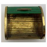 Two Vintage Art Deco Cigarette Holders 1= Bakelite Has Cracks In Bakelite 1= Roll Top Both Very Cool