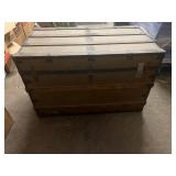 Vintage Steamer Trunk-36x21x23