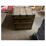 Vintage Steamer Trunk-36x21x23