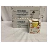 2x 6 Persian Amber Scented Candles in Terra Cotta Pots