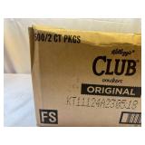 500/2ct Pkgs Orignal Club Crackers