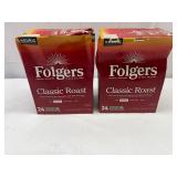 2x24 ct Folgers Classic Roast Coffee Kcups