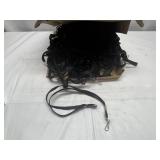 100 Flat Black Lanyards