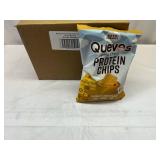 6x 3.2oz Quevos Pita Style Protein Chips-Honey Mustard