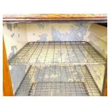 Antique Seeger Wood Chest Freezer w/Brass Hardware