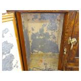 Antique Seeger Wood Chest Freezer w/Brass Hardware