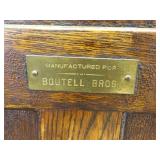 Antique Seeger Wood Chest Freezer w/Brass Hardware