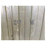 Antique Seeger Wood Chest Freezer w/Brass Hardware